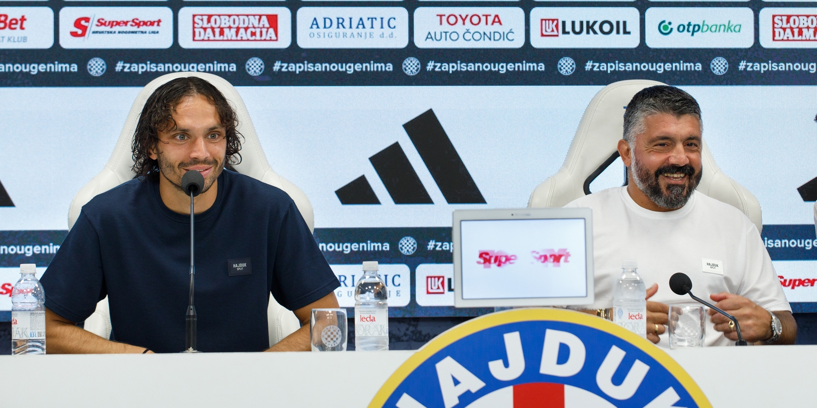 Mister Gattuso i Filip Krovinović uoči utakmice Ružomberok - Hajduk