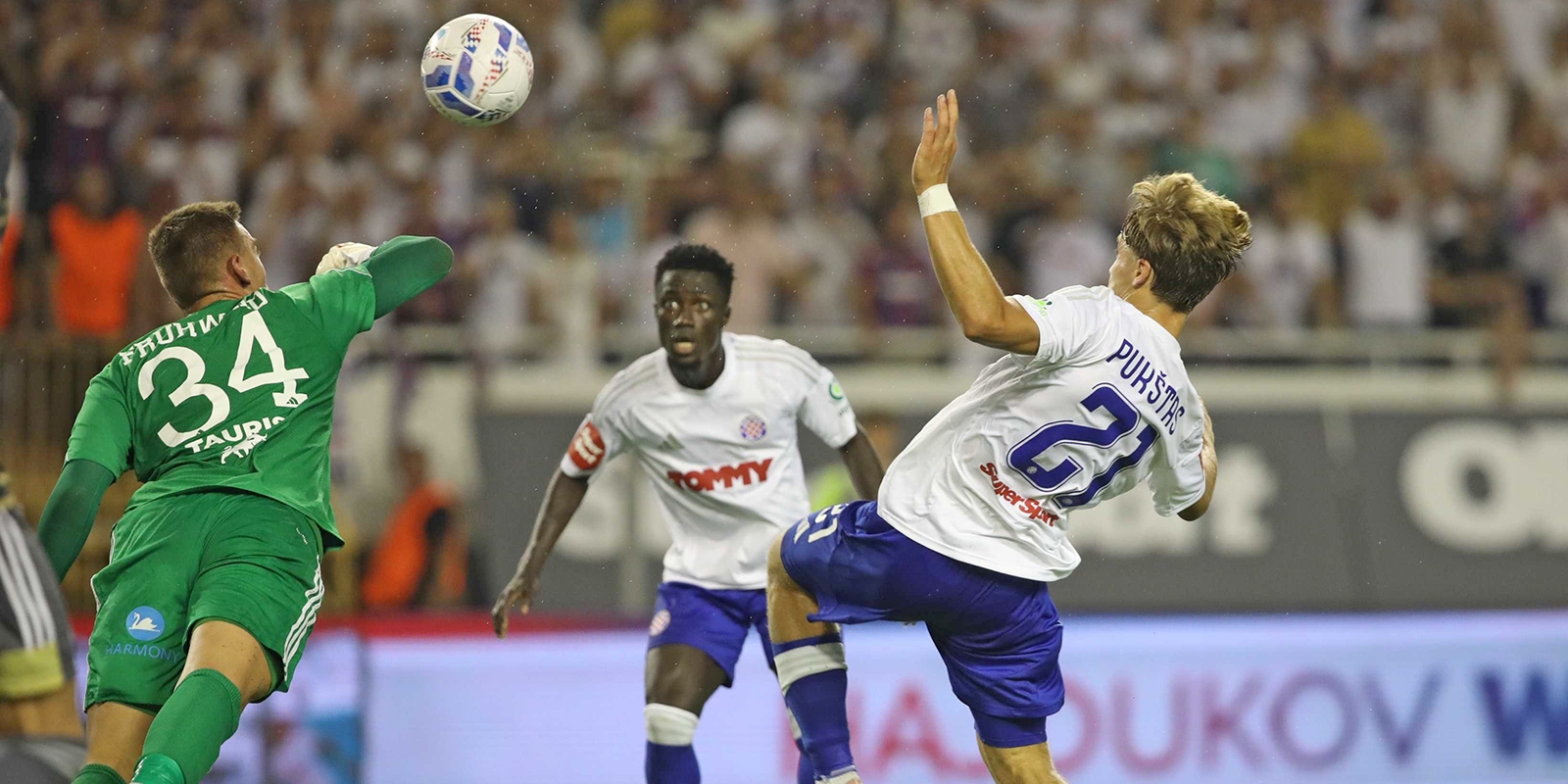 Split: Hajduk - MFK Ružomberok 0:1