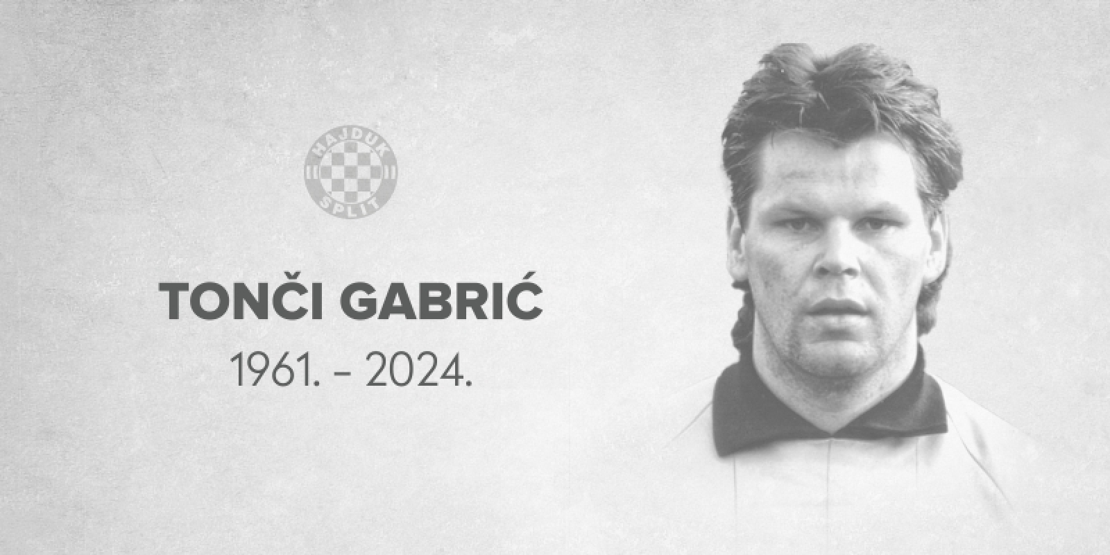 Preminuo Tonči Gabrić