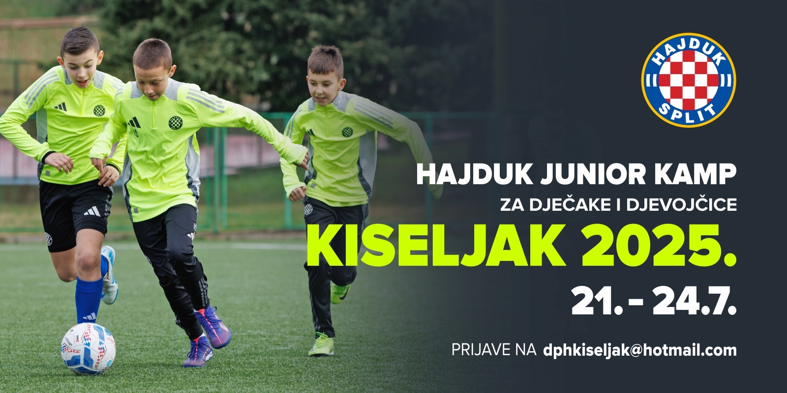 "Hajduk junior kamp Kiseljak 2025"