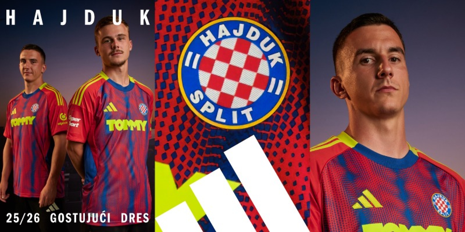 Hajduk i adidas spojili nogomet i glazbu: novi gostujući dres predstavljen na Ultri