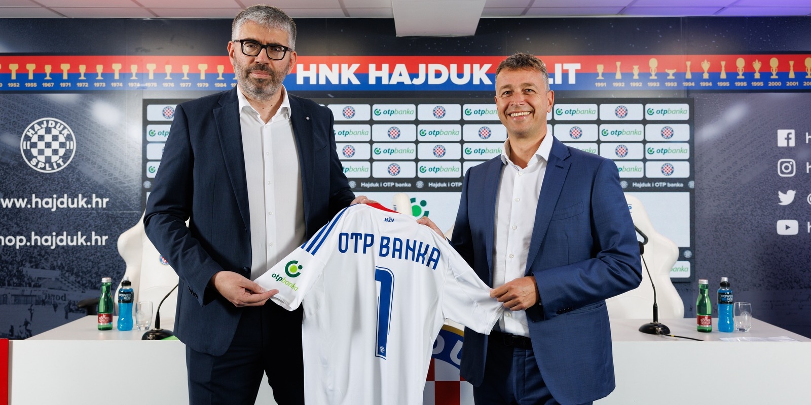 Hajduk i OTP banka potpisali novi dvogodišnji sponzorski ugovor