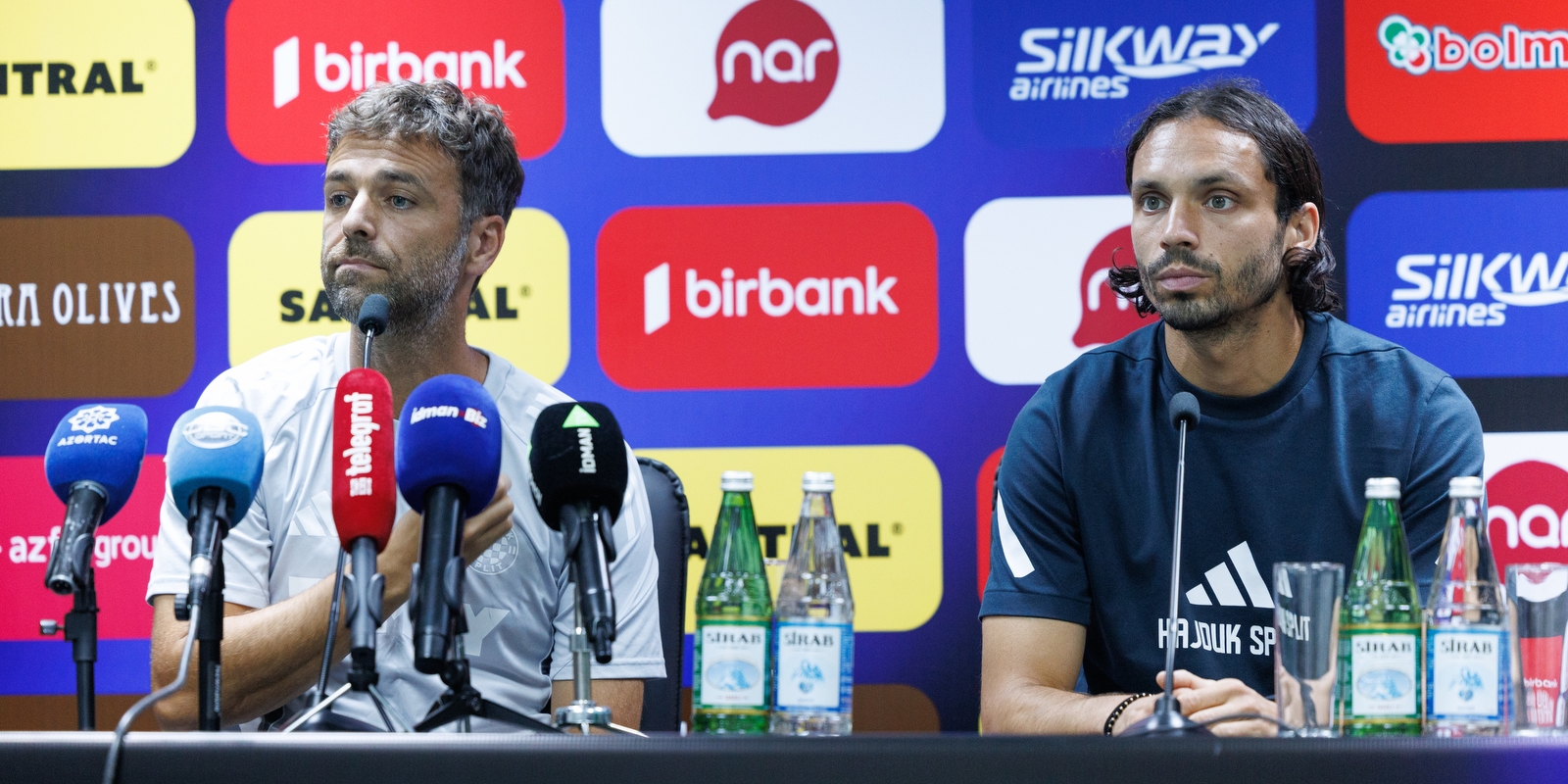 Trener Garcia i Filip Krovinović uoči utakmice FC Zire - Hajduk