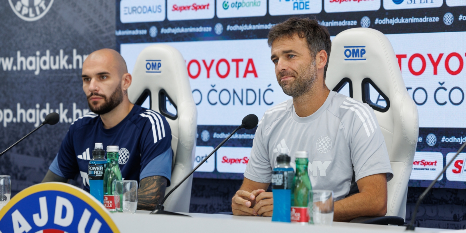 Trener Garcia i Anthony Kalik uoči uzvratne utakmice za Zirom