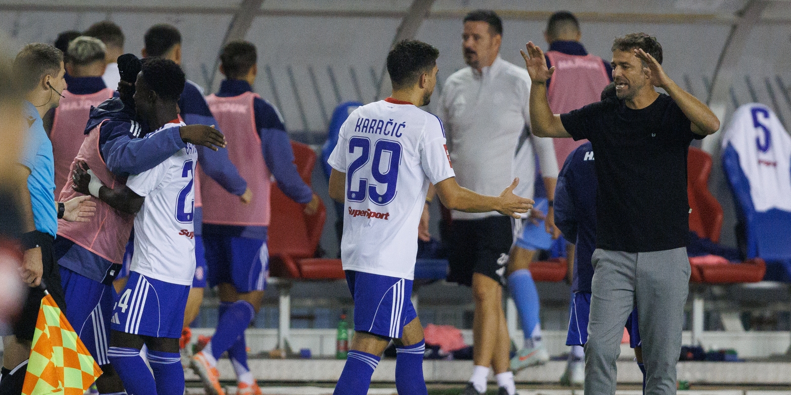 Trener Gonzalo Garcia nakon pobjede protiv Istre 1961 na Poljudu