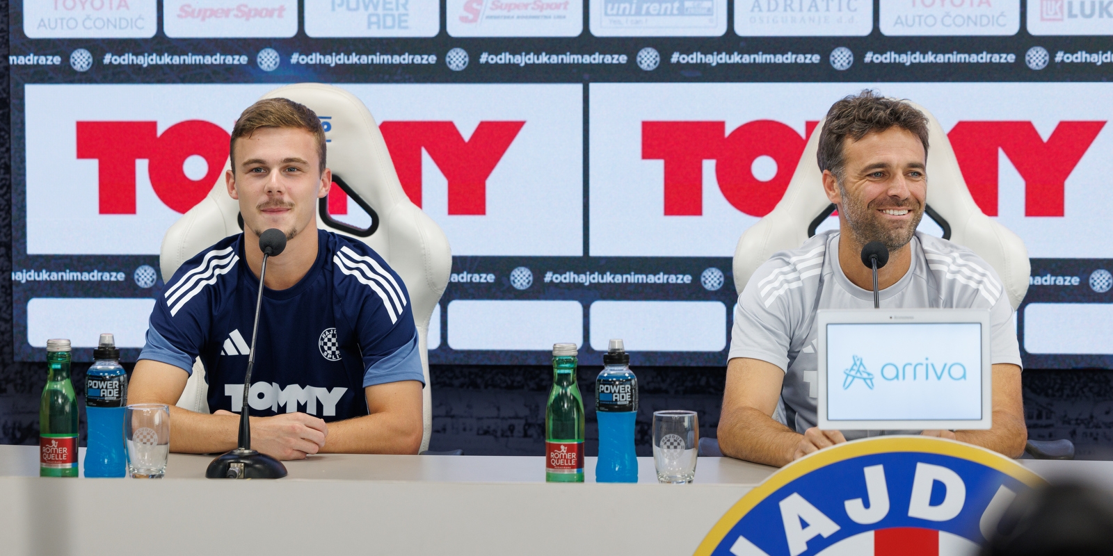 Trener Garcia i Šimun Hrgović uoči prve utakmice s Dinamo Cityjem