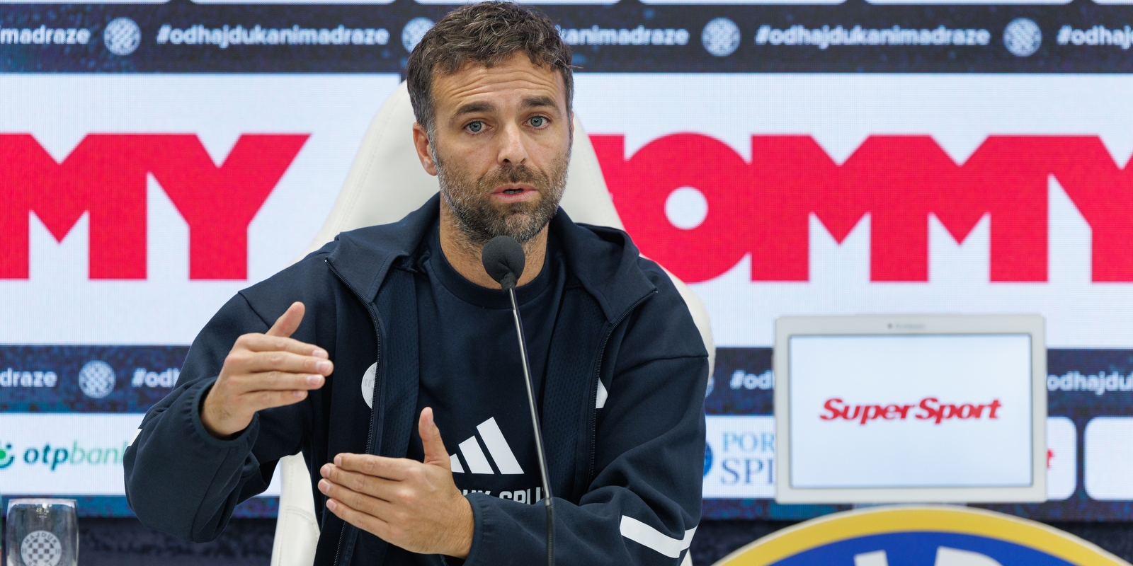 Trener Garcia uoči utakmice Hajduk - Vukovar 1991