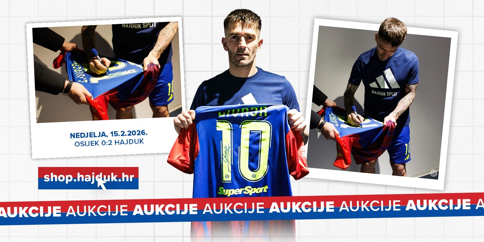 Na aukciji rođendanski dres u kojem je Livaja postigao pogodak Osijeku