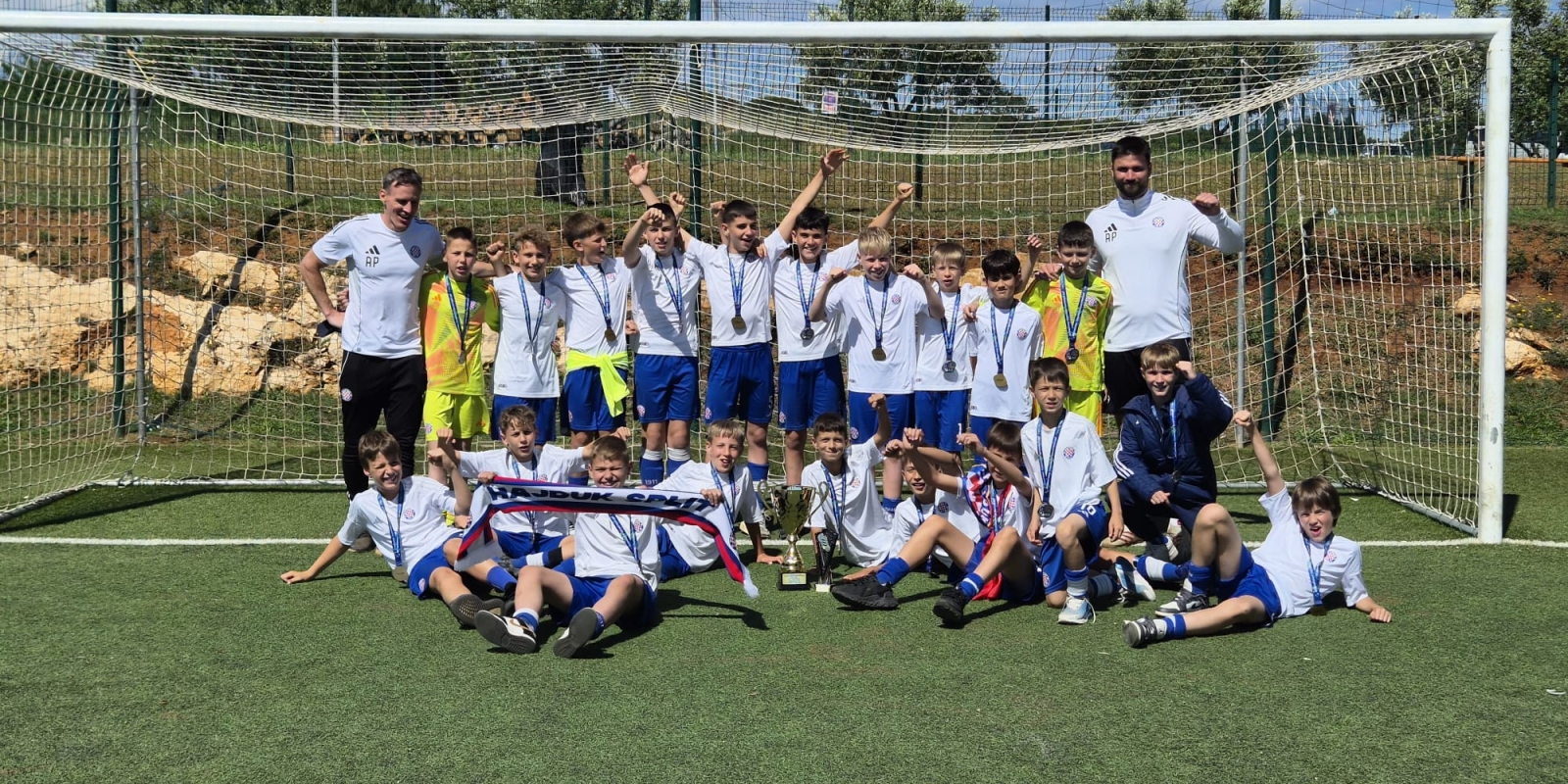 Hajdukovi mlađi pioniri II (U-12) pobjednici Dalmatinko cupa