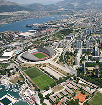 Stadion Poljud in Spinut, Split, Croatia